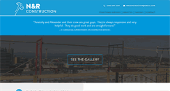 Desktop Screenshot of nrconstruction.com