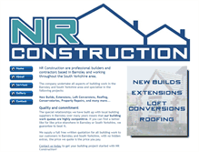 Tablet Screenshot of nrconstruction.biz